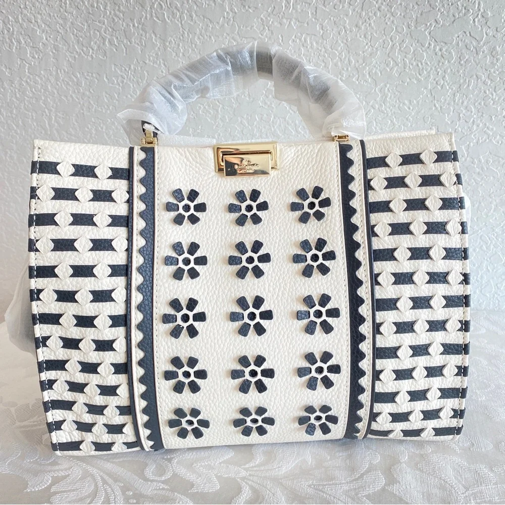 Kate spade black white leather bag - Picture 2 of 7